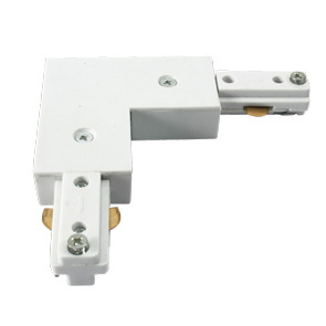 240V White Track AngLED Coupler
