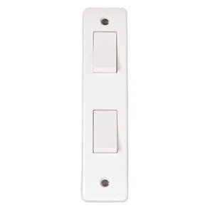 10Ax 2 Gang 2 Way Architrave Switch