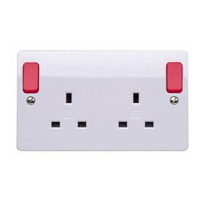 13A 2G DP Sw Skt Outboard Red Rocker