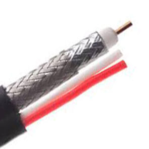 Rg59 Coax Cctv + Power 100M