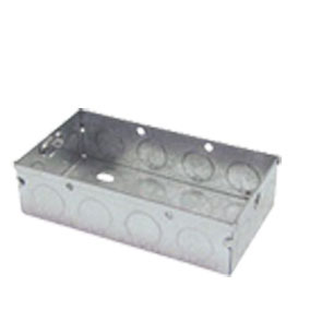 2 Gang Knock Out Box 25mm