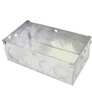 2 Gang Knock Out Box 47mm