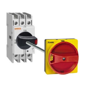 25A 3P Panel Isolator With Handle + 200mm Shaft