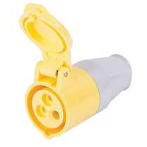 Coupler 32A 3P 110V Yellow
