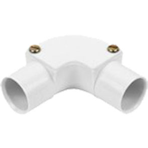 PVC Conduit Inspection Elbows 25mm White