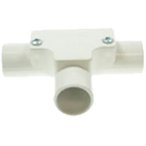 PVC Conduit 25mm Inspection Tees White