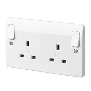 13A 2G DP Sw.Socket Out Rocker