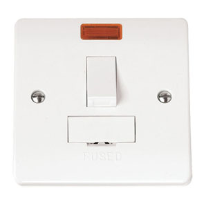 13A Fused Switched Conn Unit With Neon Without Fle