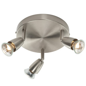 Amalfi TrIPle Spot Plate Satin Chrome