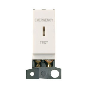 Emergency Keyswitch 13A DP Polar White