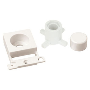 Dimmer Mounting Kit Polar White