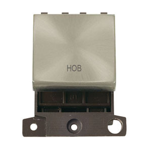Hob 20A DP Switch Satin Chrome