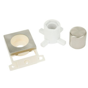 Dimmer Mounting Kit Satin Chrome