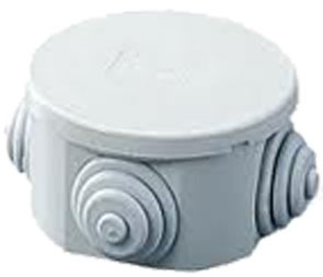 Round Enclosure IP55 80mm Diameter 40mm Deep