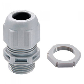 Grey 25mm IP68 Gland + Lock Nut