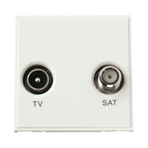 DIPlexed Tv And Satellite – Polar White