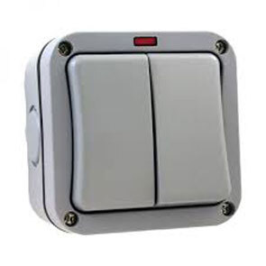Weather Proof Switch 2Gang 2Way