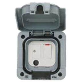 Masterseal Switched Fused Spur IP66 Grey