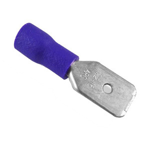 Pre Ins Terminal Blue Spade 4mm