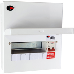 Amendment 3 100A DP Isolator 8 Way Consumer Unit