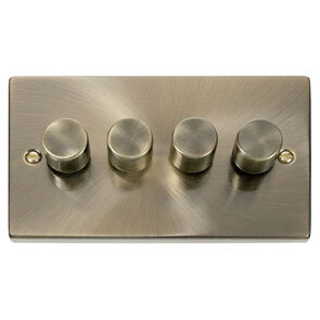 4 Gang 2 Way 400W Dimmer Switch
