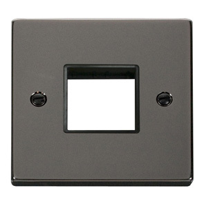 1 Gang Plate Twin Aperture