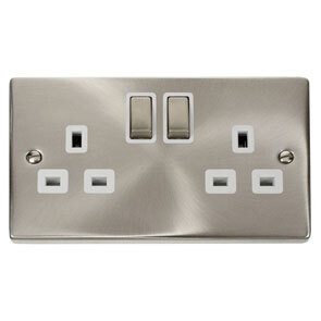 2 Gang 13A DP Ingot Switched Socket Outlet