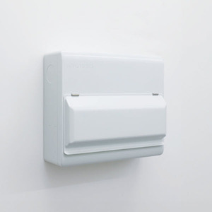 Consumer Unit, 4 Module 2 Way, c/w Isolator