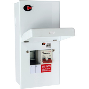 Amendment 3 100A DP Isolator 2 Way Consumer Unit